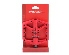İmpact Comp Rulmanlı Kırmızı Plastik Bisiklet Pedalı