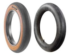 Coolride 20x4.00 3mm Zırhlı Fat Bike Amber Yanak Bisiklet Dış Lastik