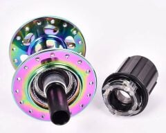 ARC MT-005 Bisiklet Arka Bisiklet Jant Göbeği 32 Delik Rainbow