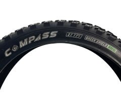 Compass 20x4.00 3mm Zırhlı Dişli Fat Bike Bisiklet Dış Lastik Siyah