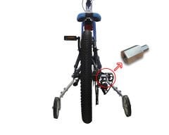 24 Jant Vitesli Bisiklet Yan Destek Denge Tekerleri Takımı