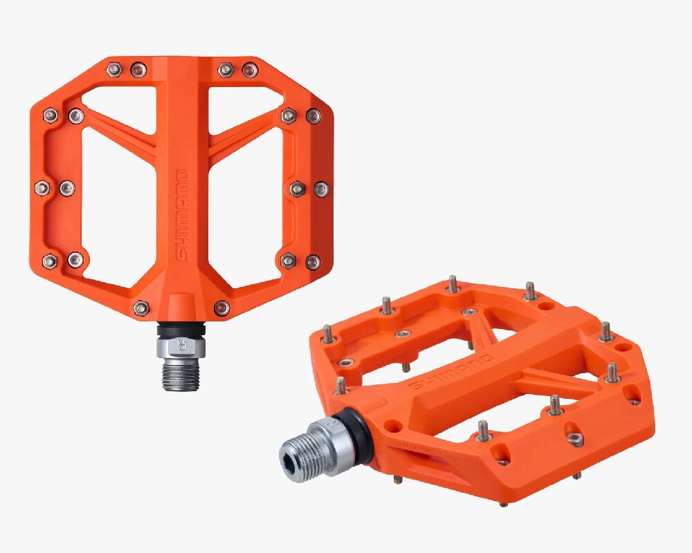 Shimano PD-GR400 Turuncu Platform Pimli Bisiklet Pedalı