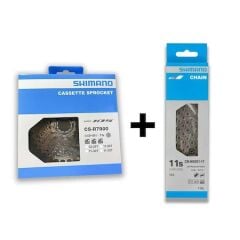 Shimano CS- R7000 105 11-30t Ruble + Shimano CN-HG601 Zincir 11 Vites Set
