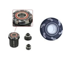 Hassns Pro 7 Siyah Ön + Arka Bisiklet Jant Göbek Seti