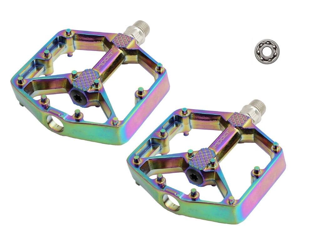 İmpact O-Slick Rulmanlı Rainbow Alüminyum Bisiklet Pedalı