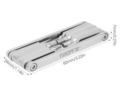 Toopre 8 Fonksiyon Ultra Slim Bisiklet Alyan Seti