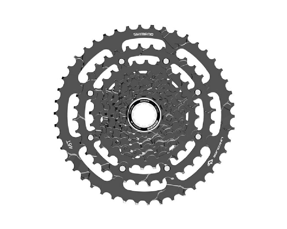 Shimano CS-LG400 9 Vites 11-46 T Bisiklet Kaset Ruble