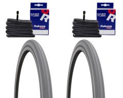 Rubena Rib 24x1 3-8 Gri Tekerlekli Sandalye Lastik Seti 32-540