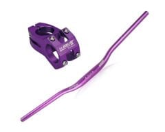 Wake Mor 780mm Alüminyum 31.8 Bisiklet Gidon + Boğaz Seti