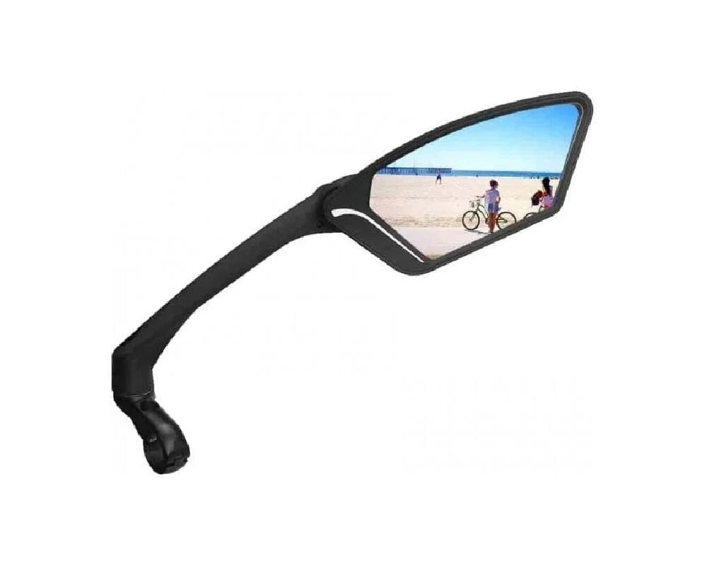 Meachow ME-002SR Sağ Bisiklet Aynası Kelepçe Montaj Gümüş Lens