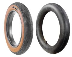 Coolride 20x4.00 3mm Zırhlı Fat Bike Amber Yanak Bisiklet Dış Lastik