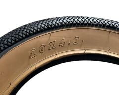 Coolride 20x4.00 3mm Zırhlı Fat Bike Amber Yanak Bisiklet Dış Lastik