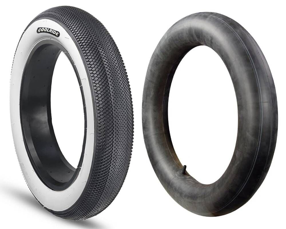 Coolride 20x4.00 3mm Zırhlı Fat Bike Beyaz Yanak Bisiklet Dış Lastik