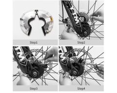 Jing Yi Bisiklet Jant Göbeği Hazne Işığı Kırmızı