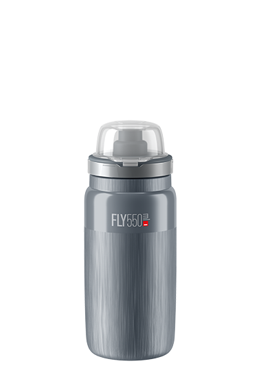 Elite Fly Tex MTB Bisiklet Matara 550ml Gri