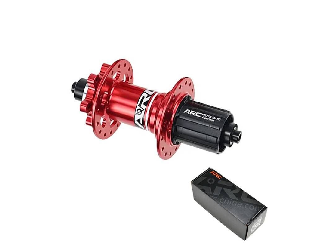 ARC MT-005 Bisiklet Arka Bisiklet Jant Göbeği 32 Delik Kırmızı