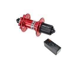 ARC MT-005 Bisiklet Arka Bisiklet Jant Göbeği 32 Delik Kırmızı