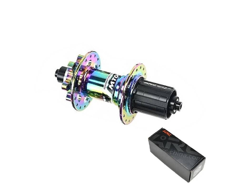 ARC MT-005 Bisiklet Arka Bisiklet Jant Göbeği 32 Delik Rainbow