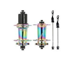 Hassns Pro 7 Rainbow Ön + Arka Bisiklet Jant Göbek Seti