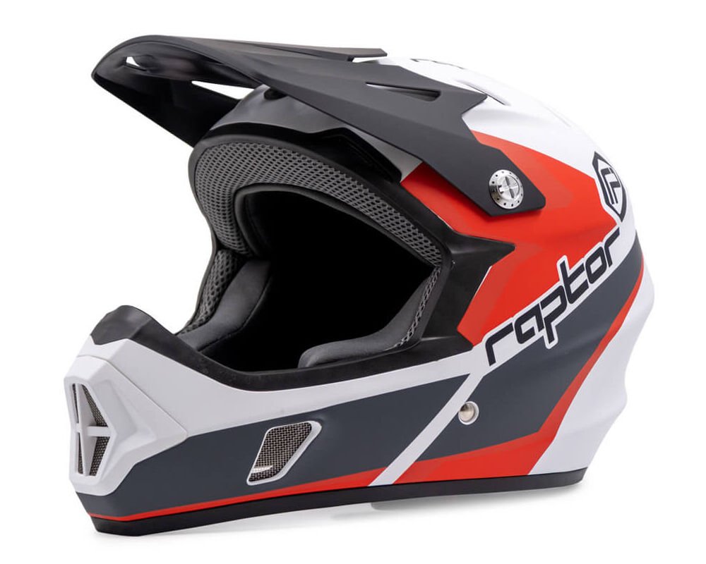 Raptor Full Face Bisiklet Kaskı Rebel XL Beden Beyaz