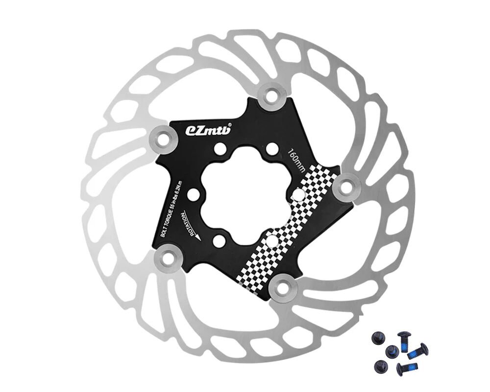 Ezmtb 160mm Bisiklet Disk Fren Rotoru 6 Vida Bağlantılı