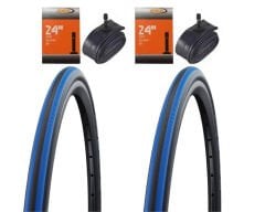 Schwalbe Rightrun Mavi 24x1 Tekerlekli Sandalye Lastik Seti