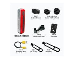 Moon Nebula 2 Sense 350 Lm Bisiklet Usb Şarjlı Arka Stop Far