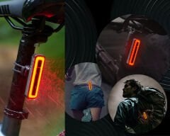 Moon Nebula 2 Sense 350 Lm Bisiklet Usb Şarjlı Arka Stop Far