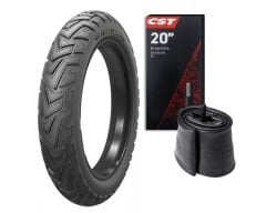 Cst 20x4.00 Siyah Ambro Zırhlı Fat Bike Bisiklet Lastik Seti
