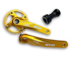 Evo Pioneer 34T Sarı Hollowtech Göbek Tek Yaprak Aynakol