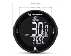 Briviga Kablosuz Wireless Bisiklet Km Hız Göstergesi