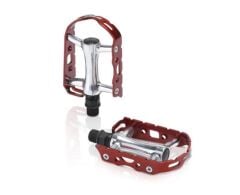 XLC PD-M15 Bilyalı Alüminyum MTB Bisiklet Pedalı Kırmızı