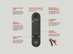 Knog SCOUT Bisiklet Alarm Takip Sistemi Apple Uyumlu