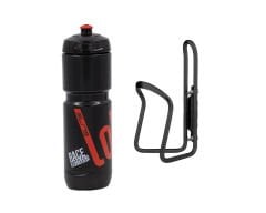 Elite Super Loli 800ml Bisiklet Matara Kafes Seti Siyah