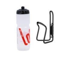 Elite Super Loli 800ml Bisiklet Matara Kafes Seti Şeffaf