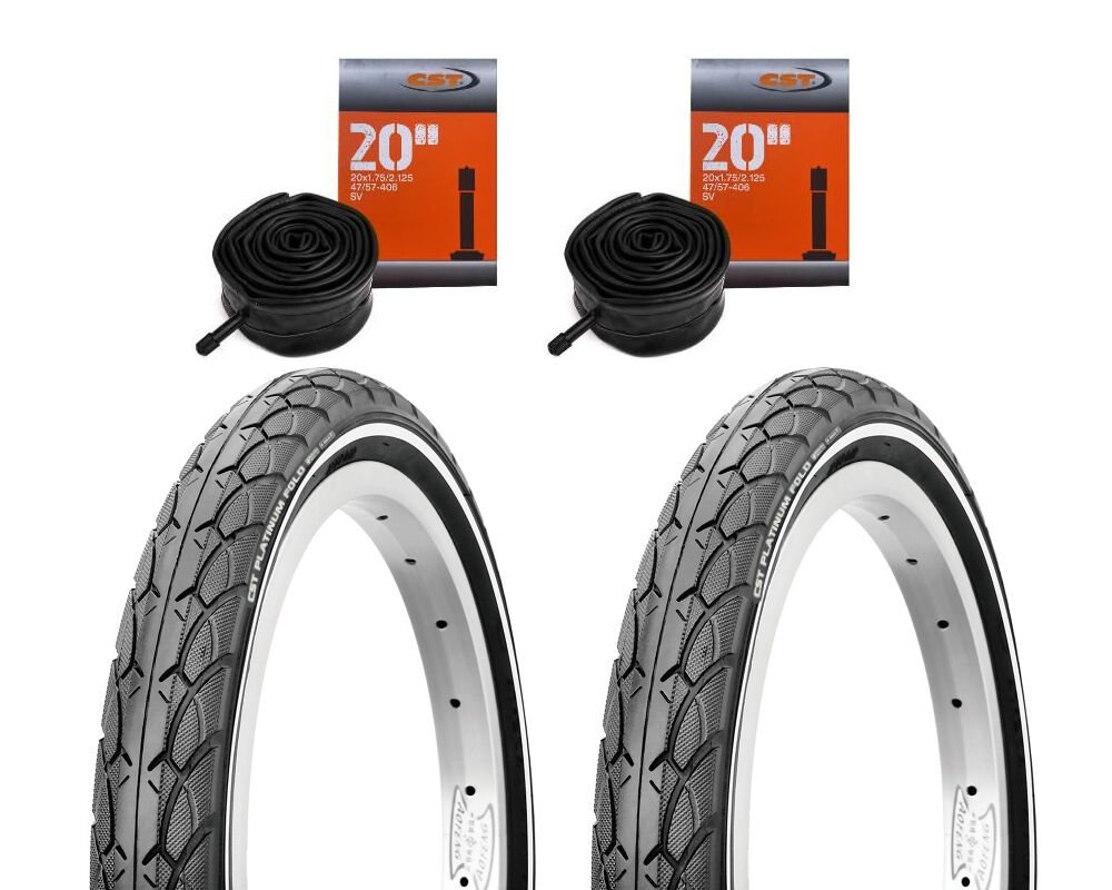 Cst Platinum Fold 20x1.75 3mm Zırhlı Bisiklet Lastik Seti