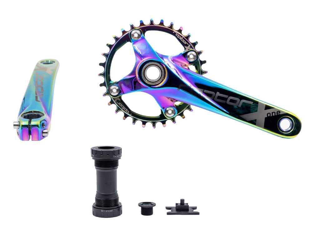 Raptor 32T Rainbow Hollowtech Göbek Tek Yaprak Aynakol