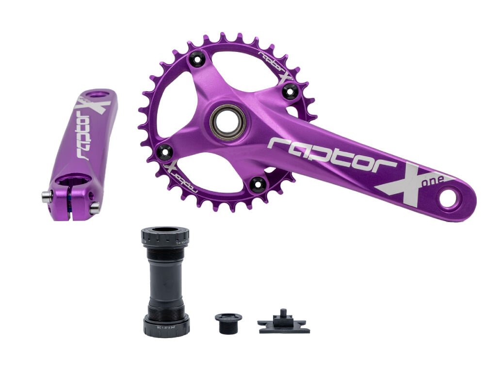 Raptor 32T Mor Hollowtech Göbek Tek Yaprak Aynakol