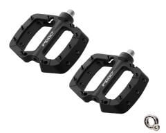 İmpact Comp2 Çift Rulmanlı Siyah Plastik Bisiklet Pedalı