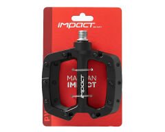 İmpact Comp2 Çift Rulmanlı Siyah Plastik Bisiklet Pedalı