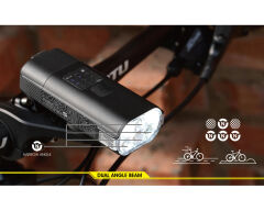 Moon Rigel Power S 3800 Lümen USB Şarjlı Bisiklet Ön Far