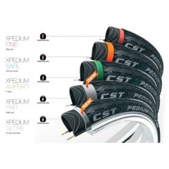 CST C1920 Platınum Protector 700x35 Bisiklet Dış Lastik (7level)