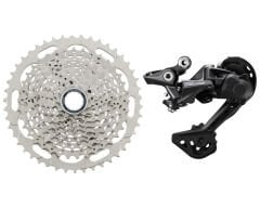 Shimano Deore CS-M4100 10s 11-46T Kaset + Deore RD-M5120-SGS Arka Aktarıcı Seti