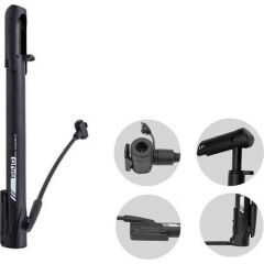 Giyo GM-64P Portatif Kısa Ayaklı Bisiklet Pompası 120psi