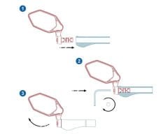 Meachow ME022-B Mavi Lens Sağ + Sol Bisiklet Ayna Takımı