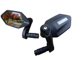 Meachow ME022-B Mavi Lens Sağ + Sol Bisiklet Ayna Takımı