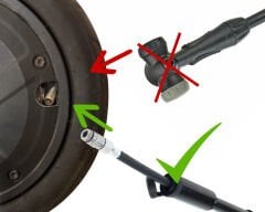 Pro Elektrikli Scooter Lastik Pompası Uzatma Hortumlu 100psi