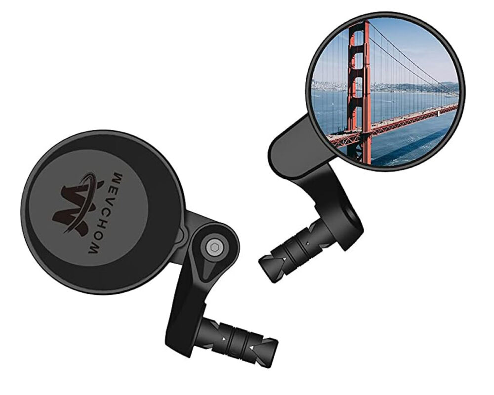 Meachow ME021-B Yuvarlak Mavi Lens Sağ+Sol Bisiklet Ayna Takımı