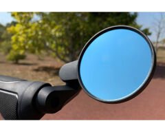 Meachow ME021-B Yuvarlak Mavi Lens Sağ+Sol Bisiklet Ayna Takımı