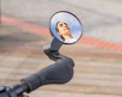 Meachow ME021-B Yuvarlak Mavi Lens Sağ+Sol Bisiklet Ayna Takımı